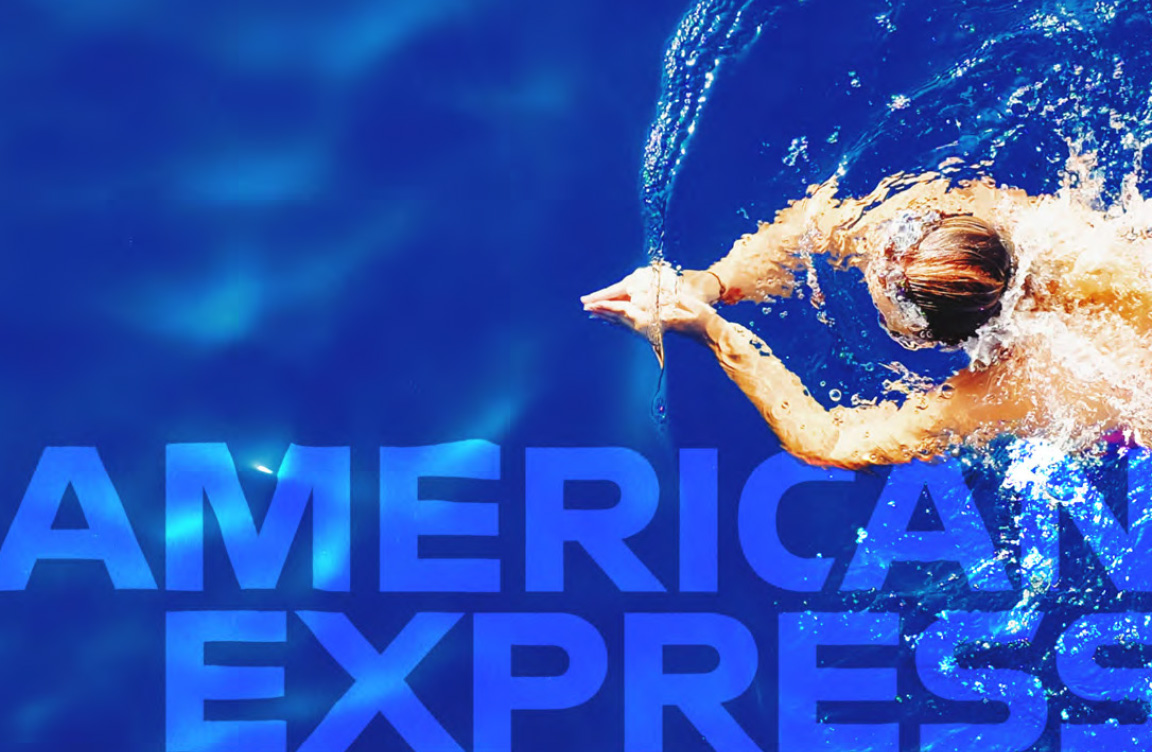 American Express logo.